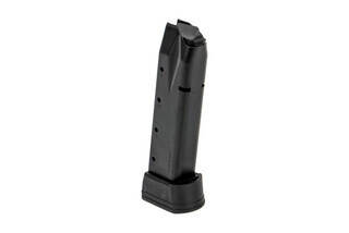 SIG Sauer 9mm P226 magazine is a sturdy steel magazine holds 20 rounds of ammunition with a flush base plate.